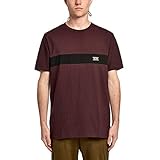 100 % coton Globe Horizons Tee T-Shirt pour Homme S Oxblood