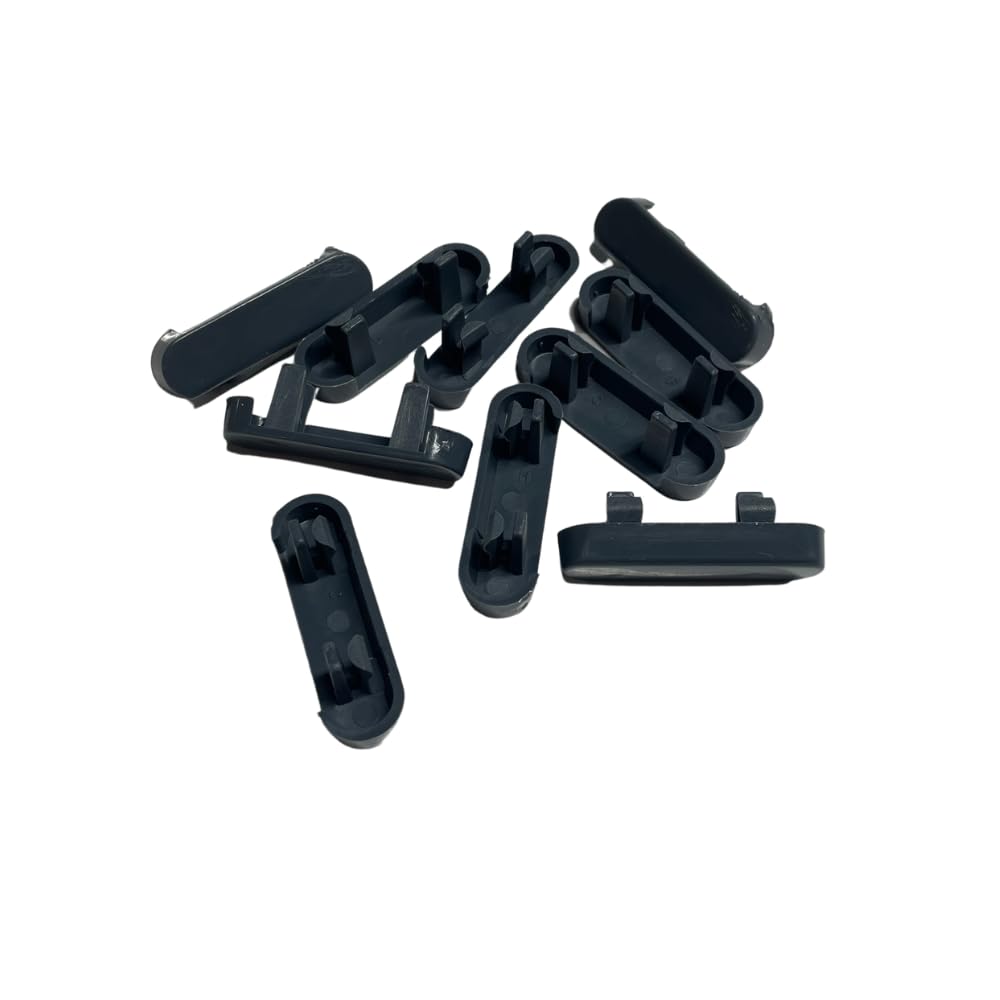 Anthracite Grey (Ral 7016) Upvc Replacement Drainage Caps Weep Hole Drainage Covers Upvc Double Glazing Caps - 10 Pack (Anthracite Grey (Ral 7016))