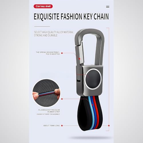 Image of TechSrmaji Metal Key Cover Compatible with Mahindra Scorpio N | 3XO | Thar Roxx 3| XUV 300 | 700 | Bolero | TUV 300 3 Button Flip Metal Silicone Key Cover Mahindra Car