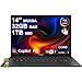 ASUS Zenbook 14 Laptop 14" WUXGA Lumina OLED Touch (100% DCI-P3, 500nits HDR) Intel 16-core Ultra 9 285H (GPU Up to 77 TOPS) 32GB RAM 1TB SSD For Creator Business Professional Win11 ICP Hub Copilot AI