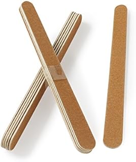 Manicare Pack of 12 Emery Boards, 12cm Long, Nail Files For Shaping Natural Nails, Double Sided Fine And Coarse Grit, Strong And Durable, For At Home DIY Salon Professional Manicure Or Pedicure