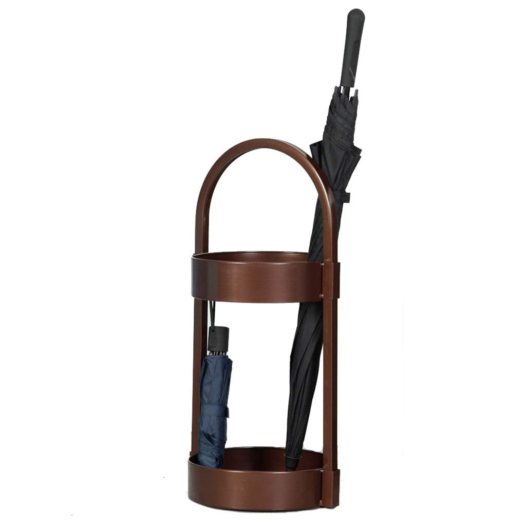 Porte-parapluie bronze moderne pour garder l'entrée de votre banque au sec