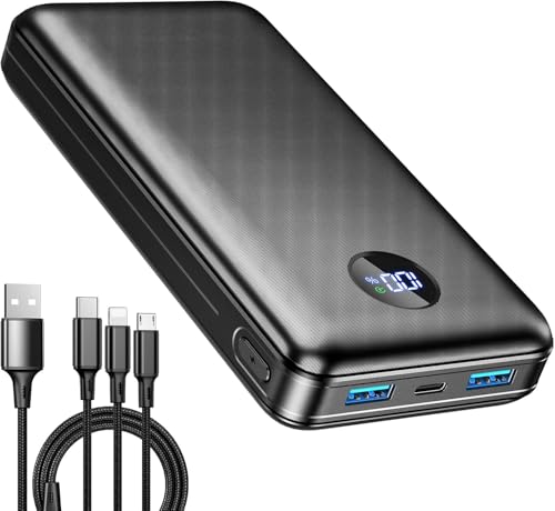 Cargador portátil 60000mAh con carga rápida USB-A y USB-C