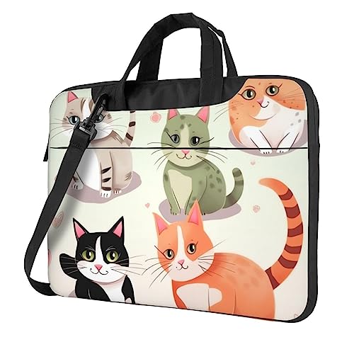 Sac pour ordinateur portable au bureau | Porte-documents chat mignon pour vos trajets de travail