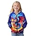 Garronmavis Dragon Zip Up Hoodie Sweatshirt Age 11-13 Boys Fleece Jacket Flame Graphic Zipper Sweater Kids Fleece-lined Winter Clothes Fashion Plush Loose Fit Comfy Tops Fall Outfit