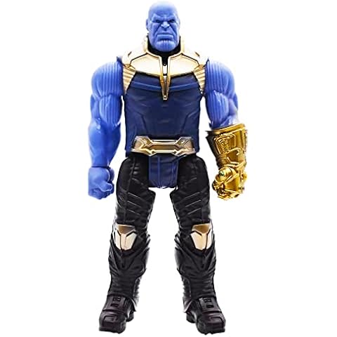 Thanos Figure, 28cm Thanos Action Figure Marvel Avengers Titan Hero Series Collectible Kids Toys, Inspired by Marvel Comics, For Children Aged 4 and Up Cover