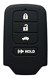 Rpkey Silicone Keyless Entry Remote Control Key Fob Cover Case protector For 2013 2014 2015 Honda Accord 2014 2015 Honda Civic 2015 2016 Honda CR-V ACJ932HK1210A 72147-T2A-A11