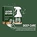 Leather Stain Cleaner - Leather Restorer for Couches Paint, Leather Deep Cleaner 100ml Conditioner for Furniture Restore & Renew Restore Couches, Car Seats, Clothing, Shoe