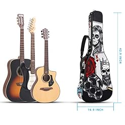 Housse pour Guitare Acoustique Chapeau de crâne Sac pour guitare électrique 10mm rembourré Housse pour Guitare classique… - Les Beatles, Paul McCartney, John Lennon, RIngo Starr, George Harrison Housse pour Guitare Acoustique Chapeau de crâne Sac pour guitare électrique 10mm rembourré Housse pour Guitare classique… – Image 5