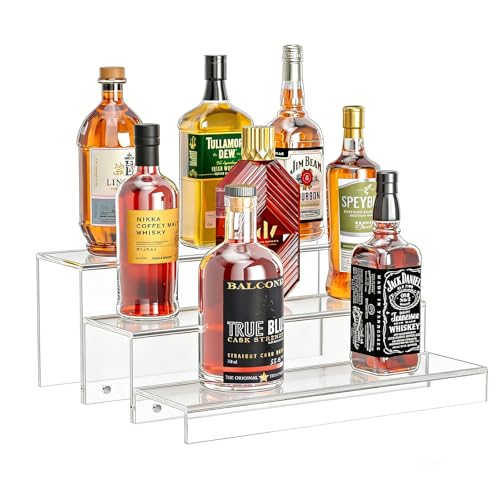 3-Tier Acrylic Liquor Bottle Bar Shelves