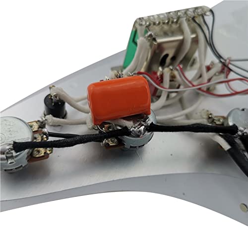 HSS Pickups De Guitare Strat Alnico V Préwired PickGuard Guitar Câblage Harnais Mini Coupe Simple Cut Gold Ensemble… - Les Beatles, Paul McCartney, John Lennon, RIngo Starr, George Harrison HSS Pickups De Guitare Strat Alnico V Préwired PickGuard Guitar Câblage Harnais Mini Coupe Simple Cut Gold Ensemble… – Image 7