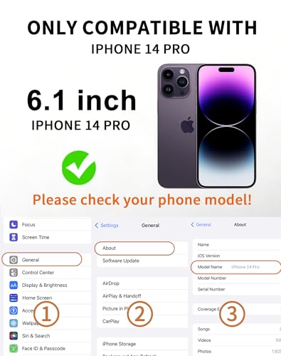 Image of 2 Pack 360 Degree for iPhone 14 Pro Privacy Screen Protector, 4-Way Private Anti-Spy Tempered Glass Film with Auto Alignment Dust Free Bubble Free, Anti-Scratch, 9H Hardness, Easy Install