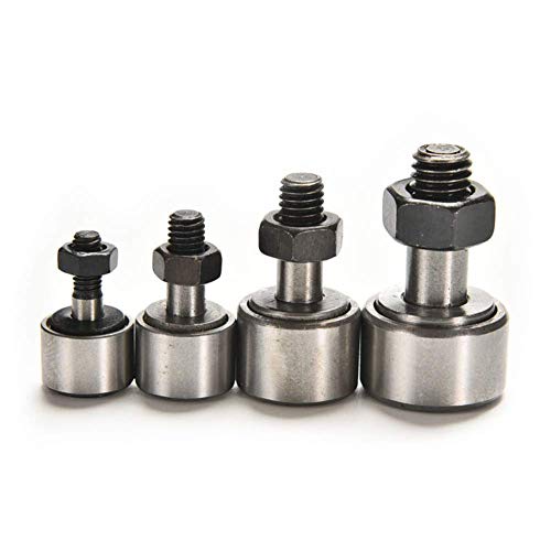 Lheng Cf5/Kr12 Steel Cam Follower Bolt-Type Needle Roller Bearing 4Pcs #TOP2