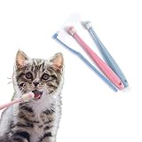 YMPEKA 3Pack Small Dog Toothbrush Cat Tooth Brush Brushing Kit pet Toothbrush Cat Dental Care,Deep C