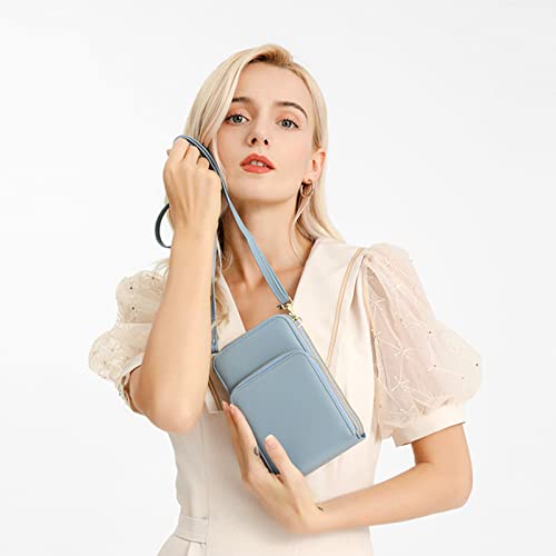 Clutch Wallet PU Leather Small Crossbody Phone Bags Cellphone Wallet Purse for Women with Credit Card Slots4