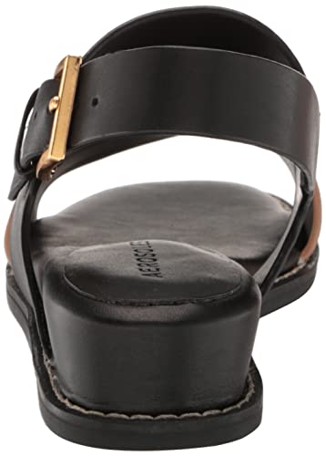 Aerosoles Women's Yumi Flat Sandal, Black Combo, 7.5 #TOP2