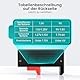 Dlyfull Batterietester Pro mit Magnet-Halterung gegen Herausfallen – Batterie Tester für AA, AAA, C, D, 9V & 1.5V Knopfzellen – Präzises Batterieprüfgerät ohne Strom