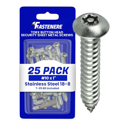 Fastenere Torx Security Sheet Metal Screws (25-Pack)
