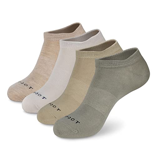 Monfoot Women's And Men's 4-Pack Sports Athletic Mesh Low Ankle Socks Multicolor Medium #TOP21