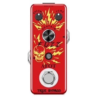 【Classic Fuzz Pedal】 Based on the legendary fuzz effect, Choose from analog fuzz or traditional fuzz effects to create plump and rich tones 【Versatile Effects】 AFOT’s fuzz pedal features an easy-to-use tone control: LEVEL, TONE, FUZZ knobs for differ...