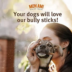 Mon Ami Small Bully Sticks for Large and Small Dogs (5-6 inches, Pack of 24) - Grass Fed Dog Treats - Bully Sticks Natural Dog Treat Mon Ami Small Bully Sticks for Large and Small Dogs (5-6 inches, Pack of 24) – Grass Fed Dog Treats – Bully Sticks Natural Dog Treat