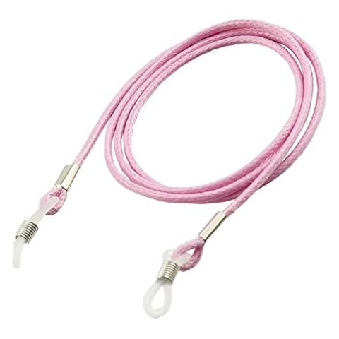 YiyiLai Workout Glasses Chain Sunglasses Rope Cord Neck Strap Eyewear Holder Pink Cover