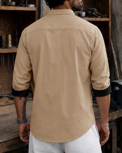 Image of Noble Monk Men's Full Sleeve Shirt | Casual Shirt for Men | Stylish Cotton Blend | Comfortable Everyday Wear | Button Down Clothing | Travel & Outdoor Apparel