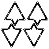 Eldraqth 4 Pcs Magic Ball Rack 9-Ball & 10-Ball Ball Billiards Triangle Rack Sheet Billiards Balls Holder Triangle Cue Accessorie