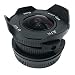 Produktbild jfhrfged 8mm 1: 3,8 C Halterung 4/3"Fisheye Mirrorless für Micro 4/3 MFT M4 / 3 E-PL7 Full Frame