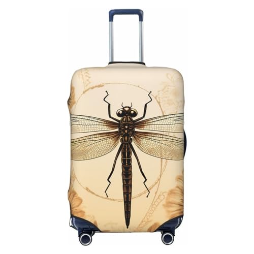 Housse de protection pour bagage anti-rayure avec motif libellule XL