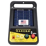 Zareba Solar Electric Fence Charger, 5 Mile Range Low Impeda...