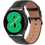 ✅[Stilvolles & Elegantes Design] Das VANCLE armband für die Samsung Galaxy Watch 4 ist im stilvollen Lederstil gestaltet und versprüht einen einzigartigen persönlichen Charme. Schlicht, aber attraktiv, sieht großartig aus und sorgt bei jedem Anlass für einen schönen, professionellen Look.