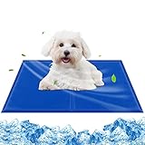 DZ Aimier Alfombrilla de Refrigeración para Animales, Enfriamiento para Camas de Mascotas, Manta Refrigerante Perro y Gato, Alfombrilla de Gel Activada por Presión para Enfriamiento Automático(M)