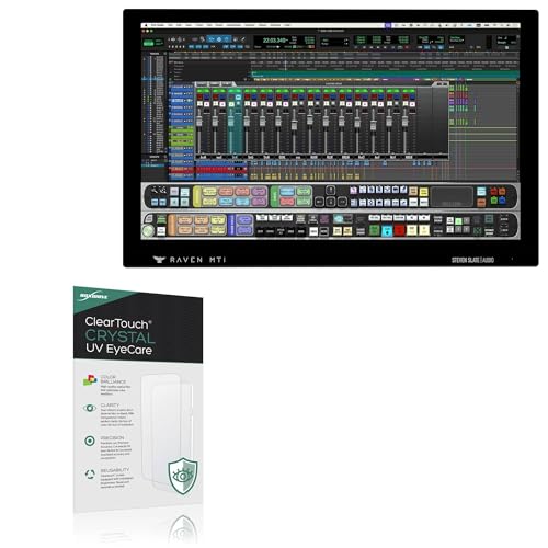 BoxWave Screen Protector Compatible With Steven Slate Audio Raven MTi MAX - ClearTouch Crystal Anti-UV EyeCare (2-Pack), Filters out Harmful Blue Light Reduce Fatigue