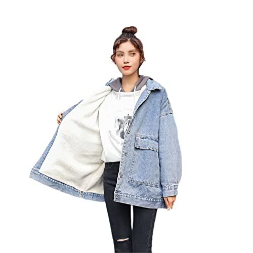 Veste d'hiver en jean femme pour rester au chaud lors des balades