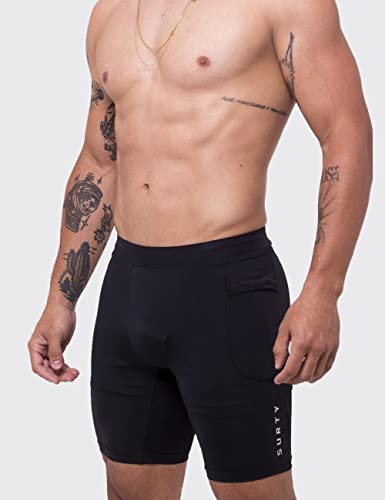 Bermuda Térmica Compressão Leve Masculina Bolso Celular SURTY Rush On