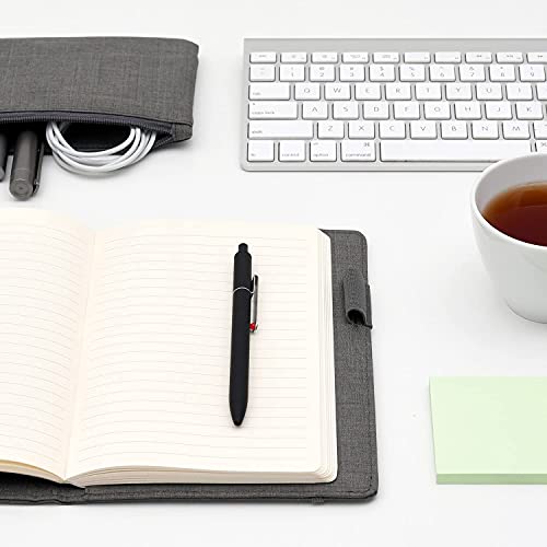 Kaco 0.5Mm Black Retractable Liquid Gel Pen, Fast-Dry, Smooth Writing, Office & School Pens,10/Pack #TOP4