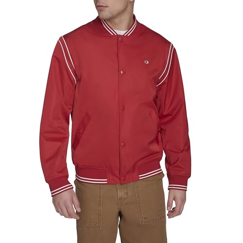 Image of Champion Men's Lightweight Varsity Bomber Jacket
