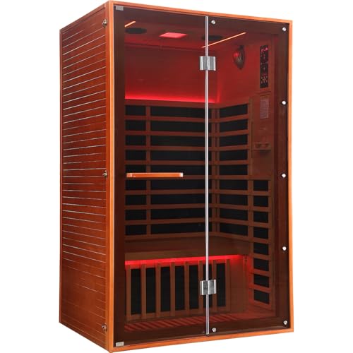 Far Infrared Sauna for 2 - Canadian Hemlock Indoor Spa