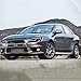 VLAND Headlights compatible with Mitsubishi Lancer & EVO X 2008-2020, Headlamp Assembly with Sequential Turn Signal, 1 Pair Demon Eye, not include bulbs (Black Housing)