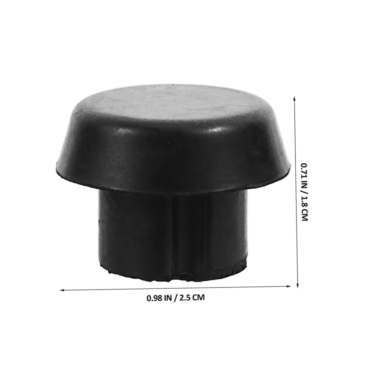 Gogogmee 20pcs Billiard Covers Abs Material Pole Cover Billiard Bottom Protection Pad