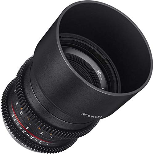 Amazon | Rokinon CV50M-E 50mm T1.3 コンパクト高速シネレンズ Sony E