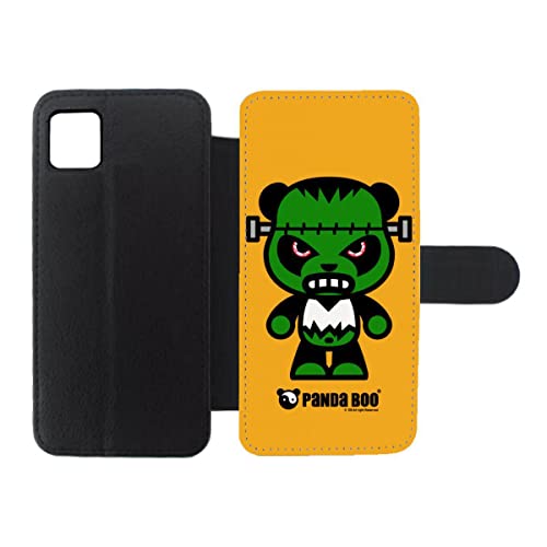 Étui cuir Samsung Galaxy A22 5G anti-rayure à rabat humour monstre Frankenstein