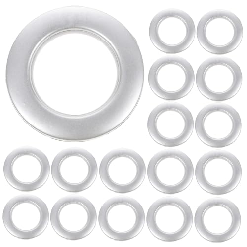 Anillos para Cortinas de Plástico para Proteger Barras de Madera en Dormitorios 2