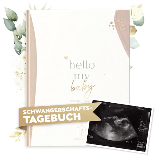 TWIVEE - Schwangerschaftstagebuch - hello my baby - Schwangerschaftsbuch - Meine Schwangerschaft...