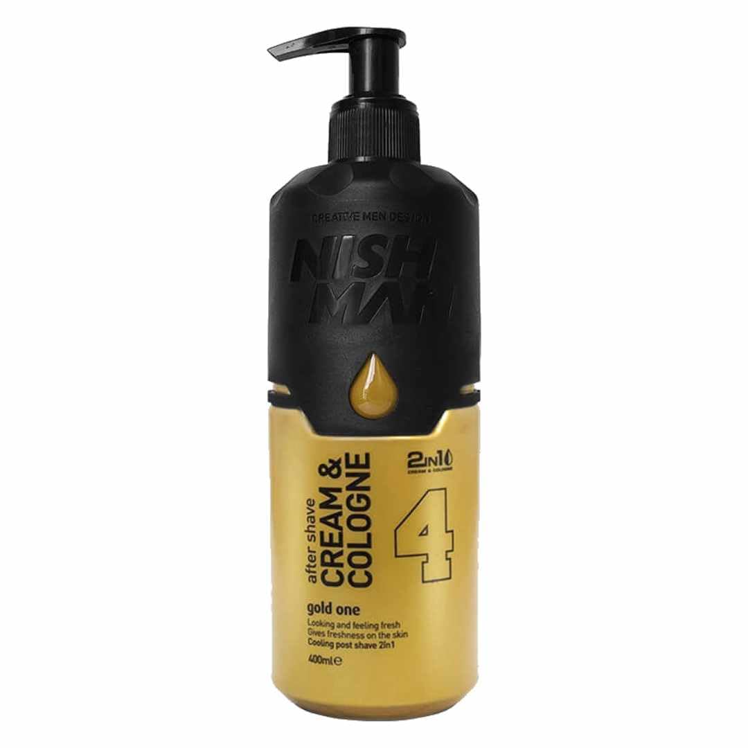 Nishman - Aftershave Cream & Cologne 2in1 Gold One 4 - Balsam po goleniu 400ml