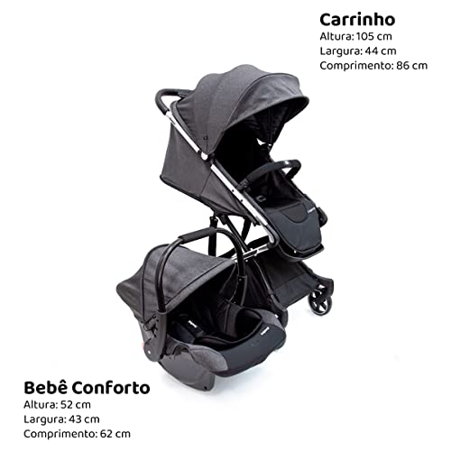 Carrinho Com Bebê Conforto Travel System... glide