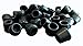 Shepherd Hardware 8760E Leg Tips 3/4-Inch Inside Diameter Rubber Chair Leg Caps, 24 Pack, Black