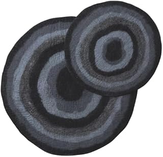 Dharma Dog Karma Cat, Bequemer Teppich, für Hunde und Katzen, bequem und langlebig, ideal für den Innenbereich, Schwarze Farbe, Größe M 66 x 66 cm, Achat-Modell