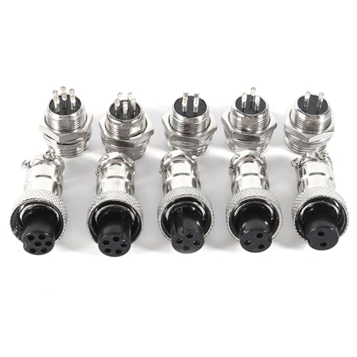 Conector de Avión GX12 3Pin Metal Duradero 10 Set miniatura 7